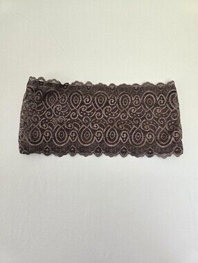 Free People Intimately Reversible Lace Bandeau Bronze Color Size M/L